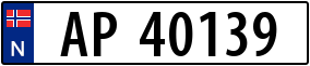 Truck License Plate